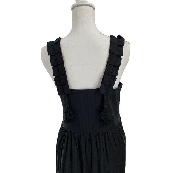 Mirth NEW Tuckernuck Exclusive Black Rio Cotton Handmade Maxi Dress Size S - Picture 8 of 12